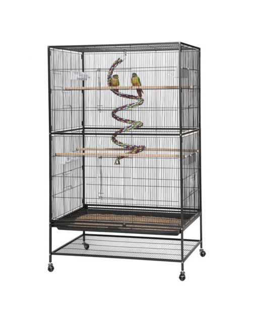 Keddoc Vogelkooi Super Home - Vogelverblijven - 94x58.4x152.4 cm Antraciet