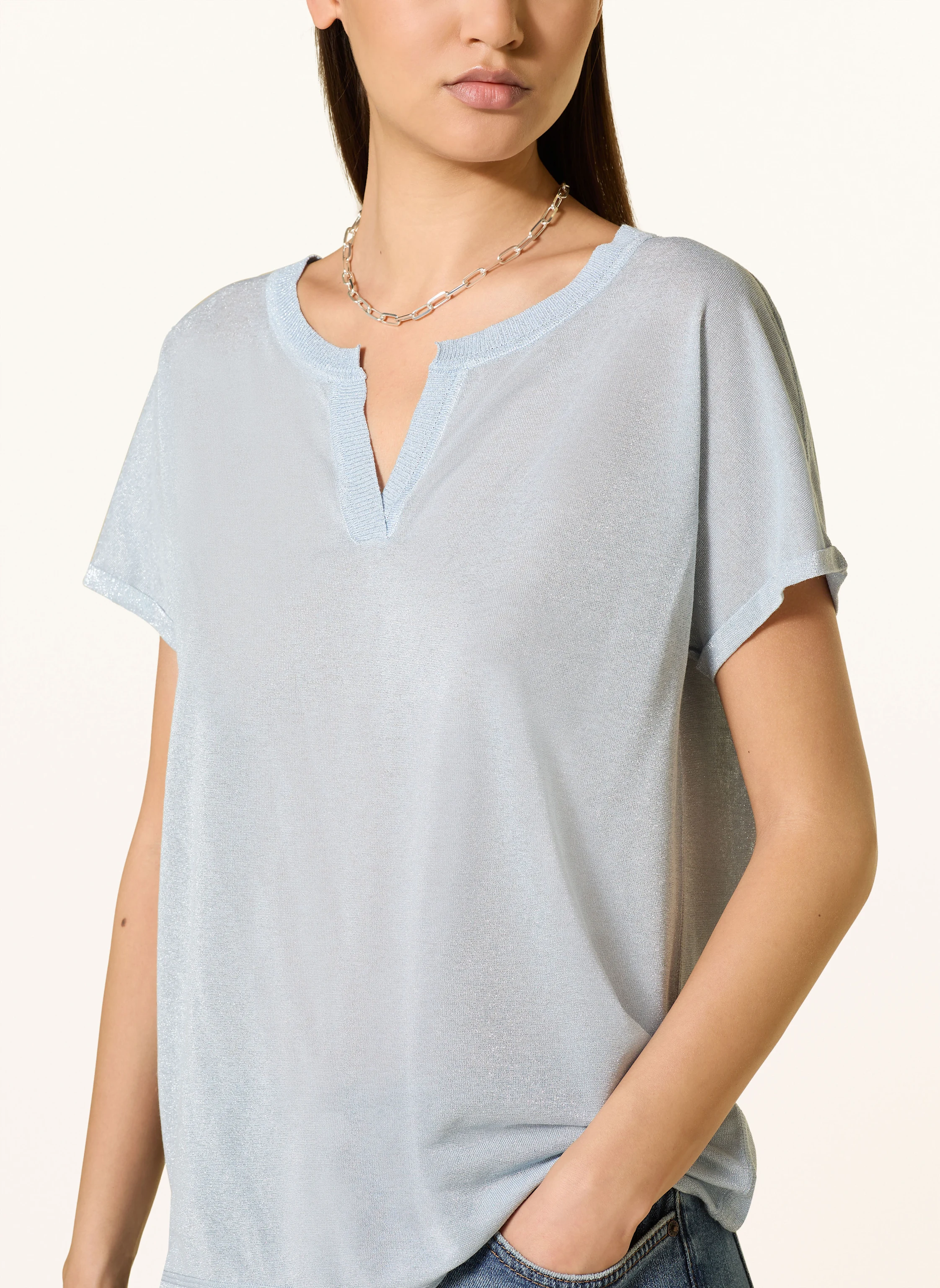 MOS MOSH T-Shirt MMKILANA mit Glitzergarn