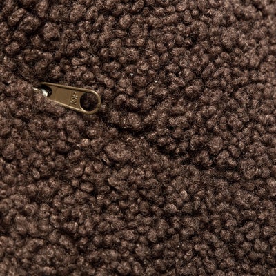 Furini Nila Puff Bouclé, Mørkebrun