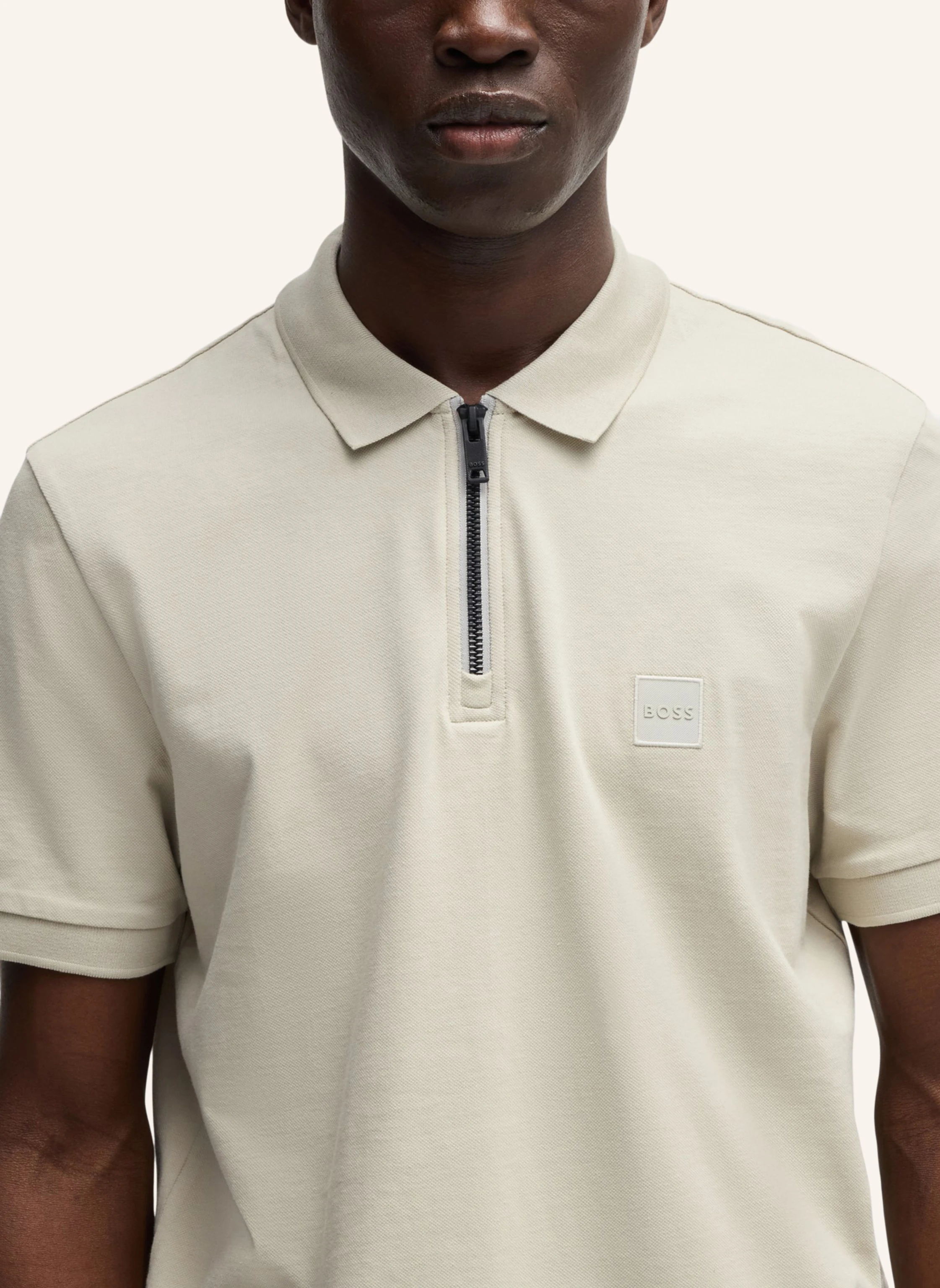 BOSS Poloshirt PASSERZIP Slim Fit