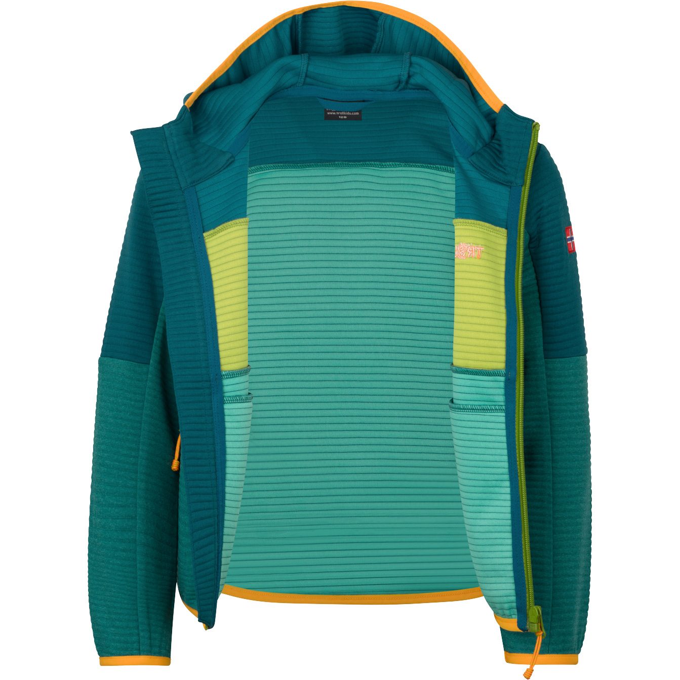 Trollkids Sogndal XT Fleecejacke Kinder sea green