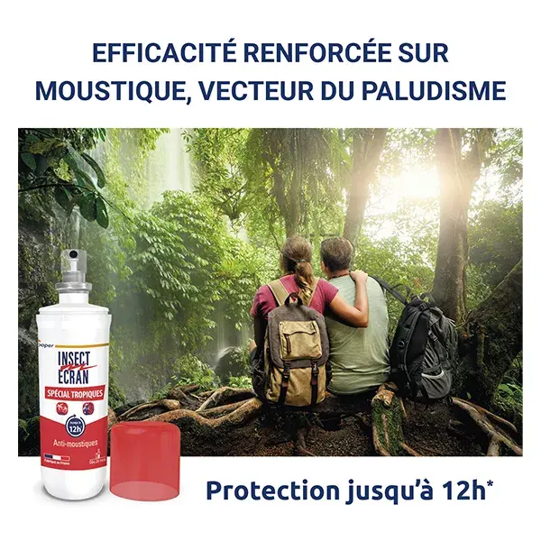Tela Repelente de Insetos, Repelente de Mosquitos, Pele Tropical, Pacote com 2 x 75 ml