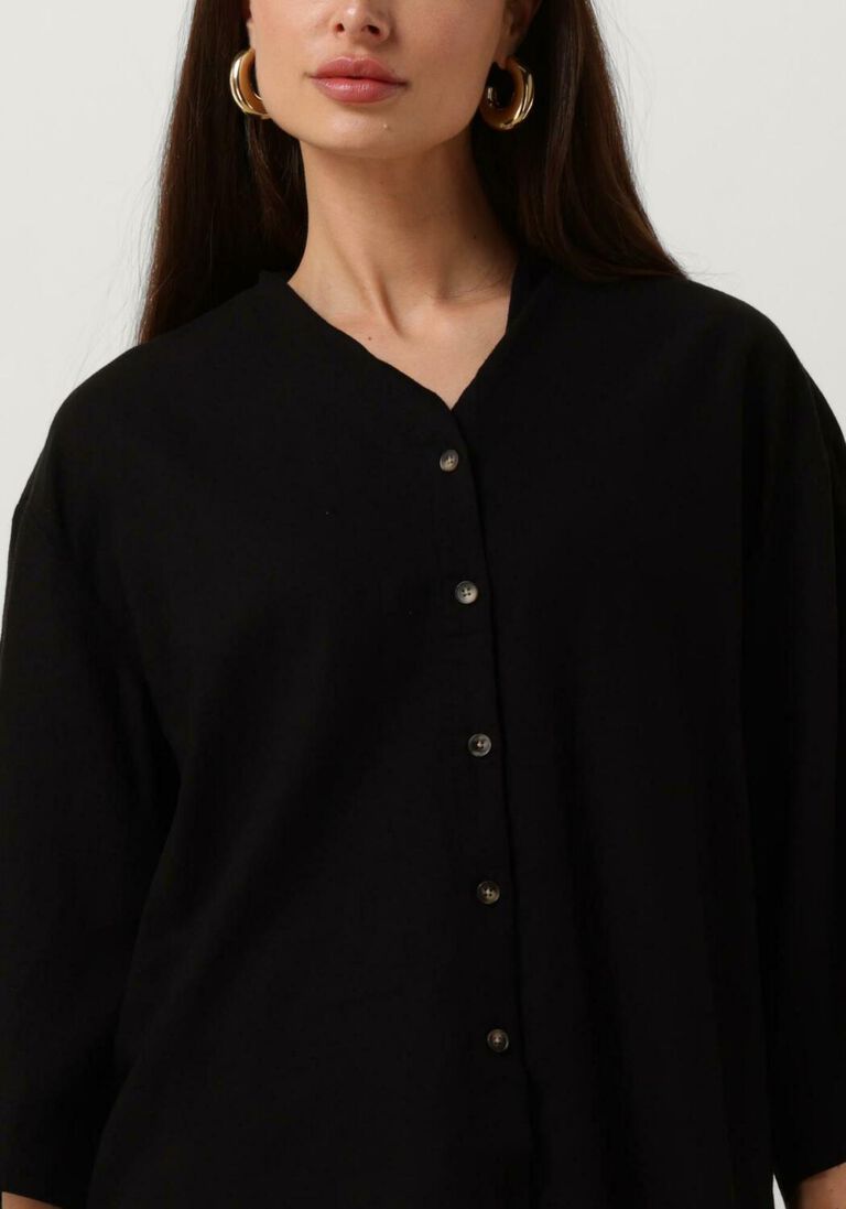 MSCH COPENHAGEN zwarte msch copenhagen blouse mschjovene ginia 3/4 shirt