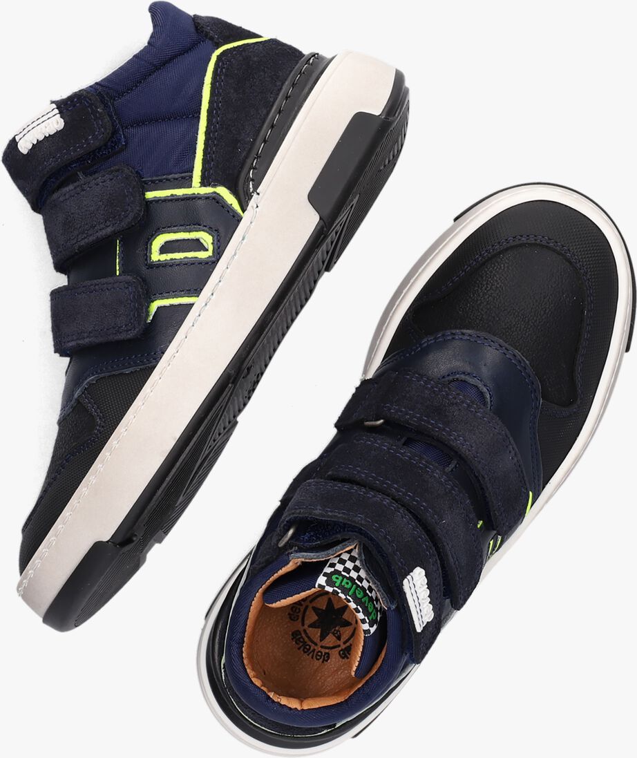 DEVELAB blauwe develab hoge sneaker 41951