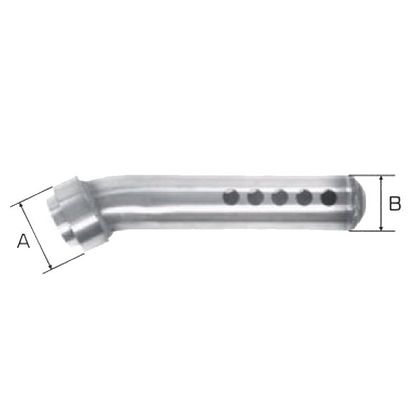 Reducteur de bruit Arrow DB KILLER SORTIE PLIÉE diam 58 mm Universel