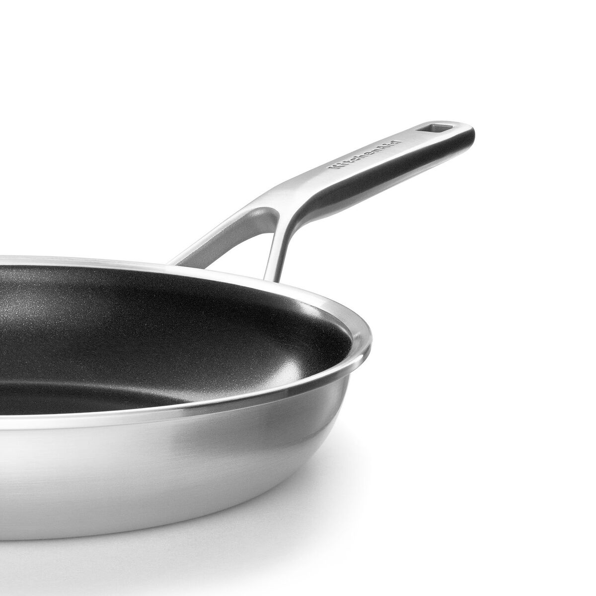 Stekepanne 28 cm, rustfritt stål