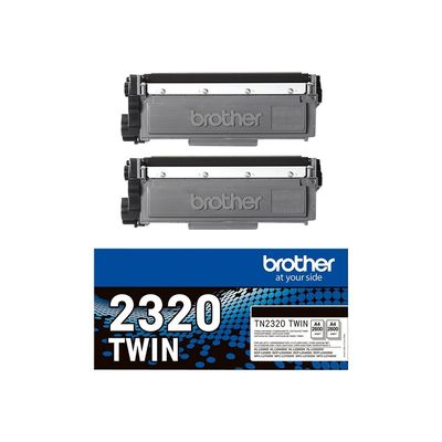Brother TN2320 - Pack de 2 - noir - cartouche laser d'origine