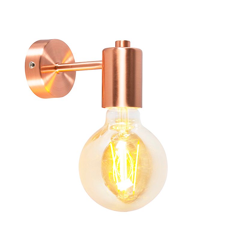 Art deco wandlamp koper kantelbaar - Facil