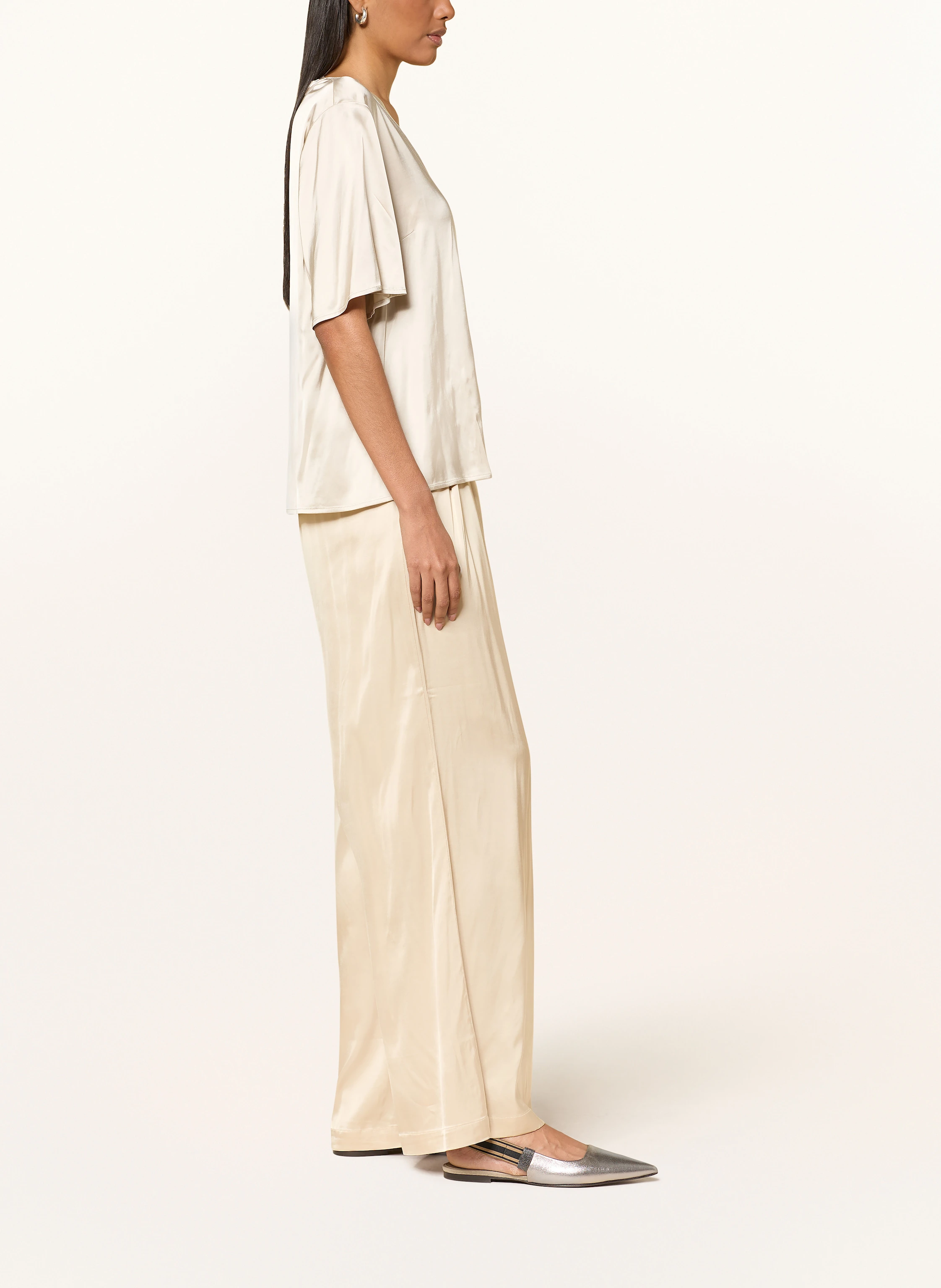 MOS MOSH Marlenehose MMRITA aus Satin