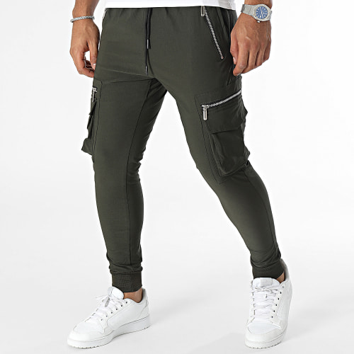 Pantalon Cargo Vert Kaki
