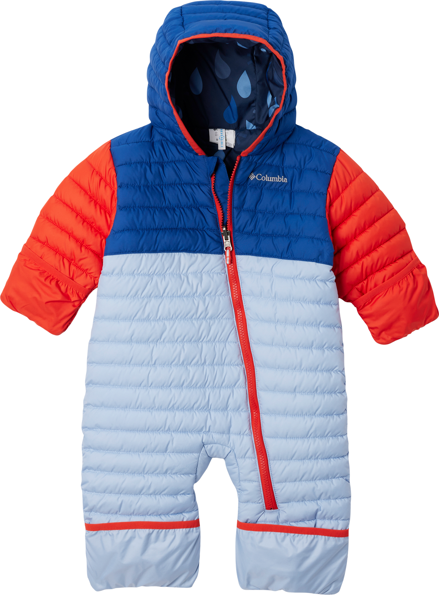 Columbia Powder Lite II wendbarer isolierter Kinder Winteranzug