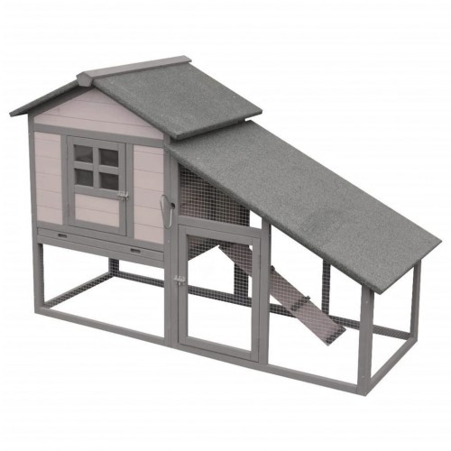 Gaiola grande para exterior, cinza