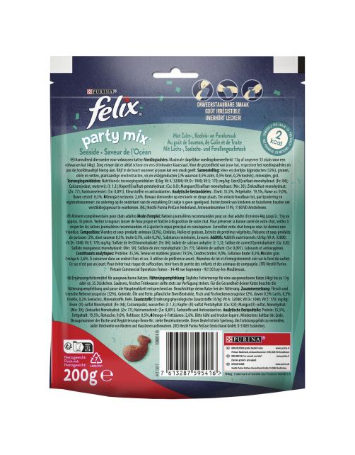 Felix Partymix Seaside - Kattensnack - Mix 200 g