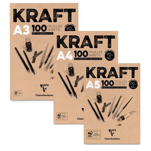 Clairefontaine Kraftpapier-Block