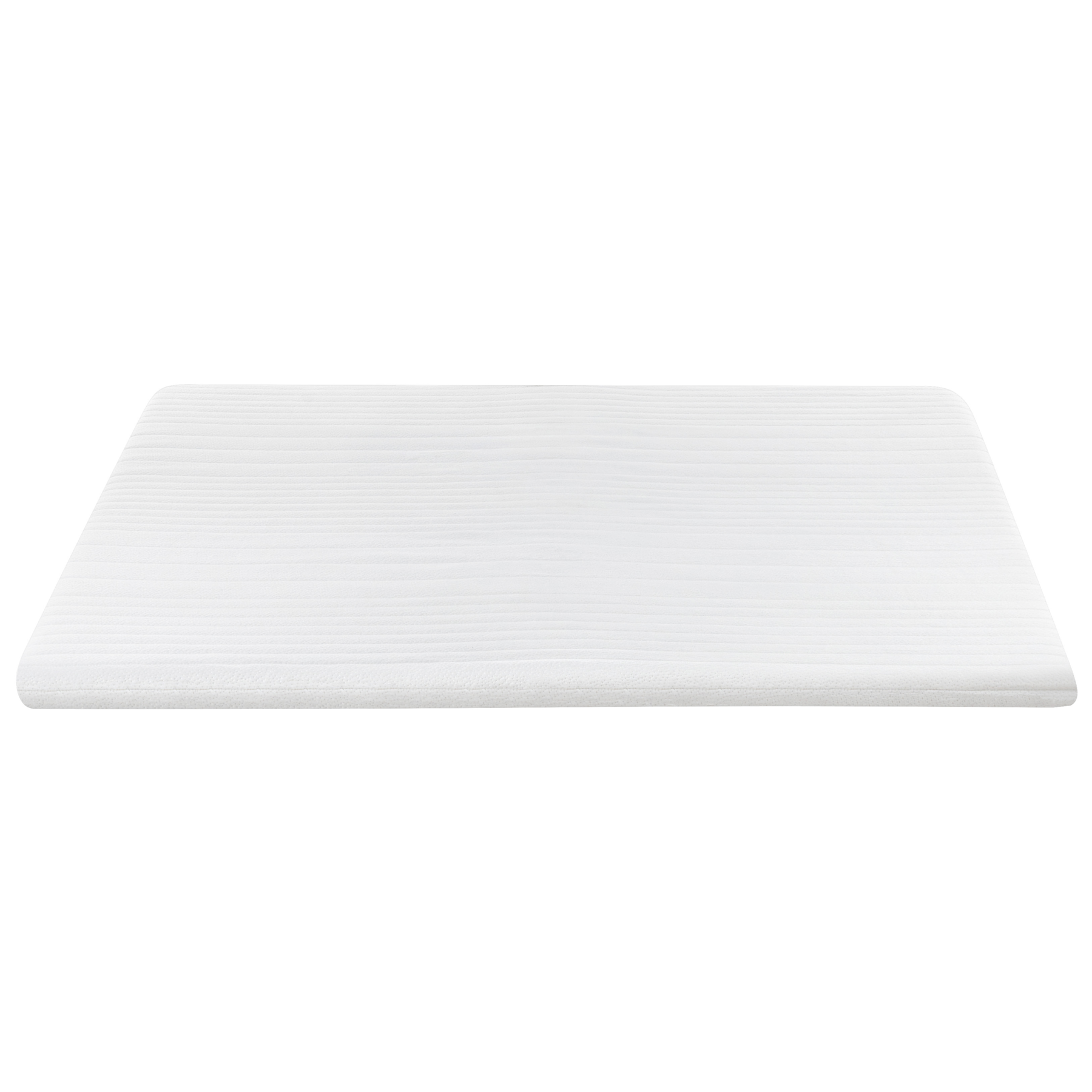 Beliani - DAZZEL - Matrastopper - Wit - 160 x 200 cm - Traagschuim