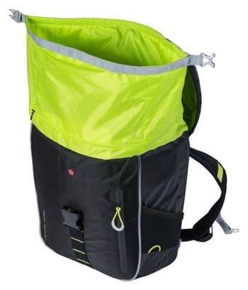 Sac à dos avec bande LED Basil Miles Nordlicht 17 litres noir