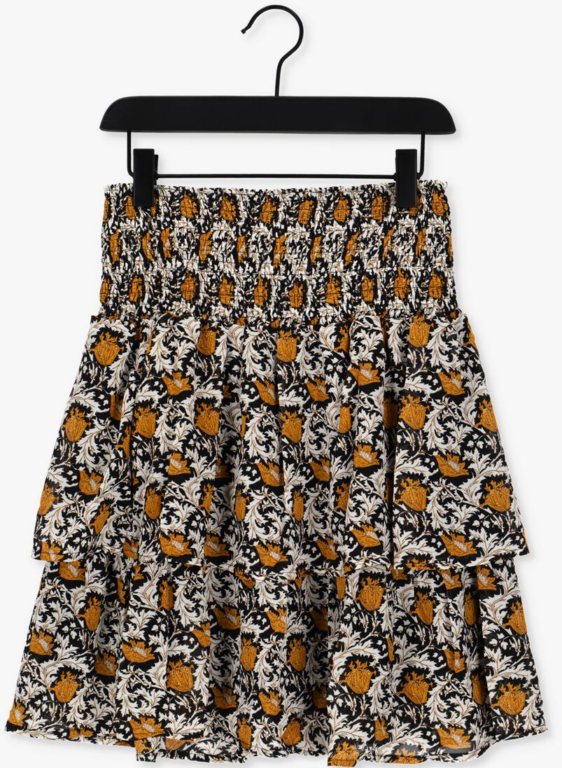 COLOURFUL REBEL gele colourful rebel minirok daphne paisley flower layer mini skirt
