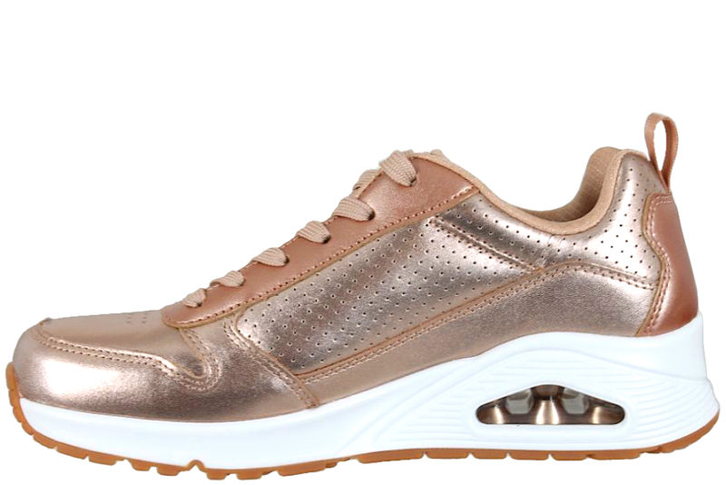 SKECHERS UNO - METALLIXS METALLIC ROSEGOLD SNEAKER