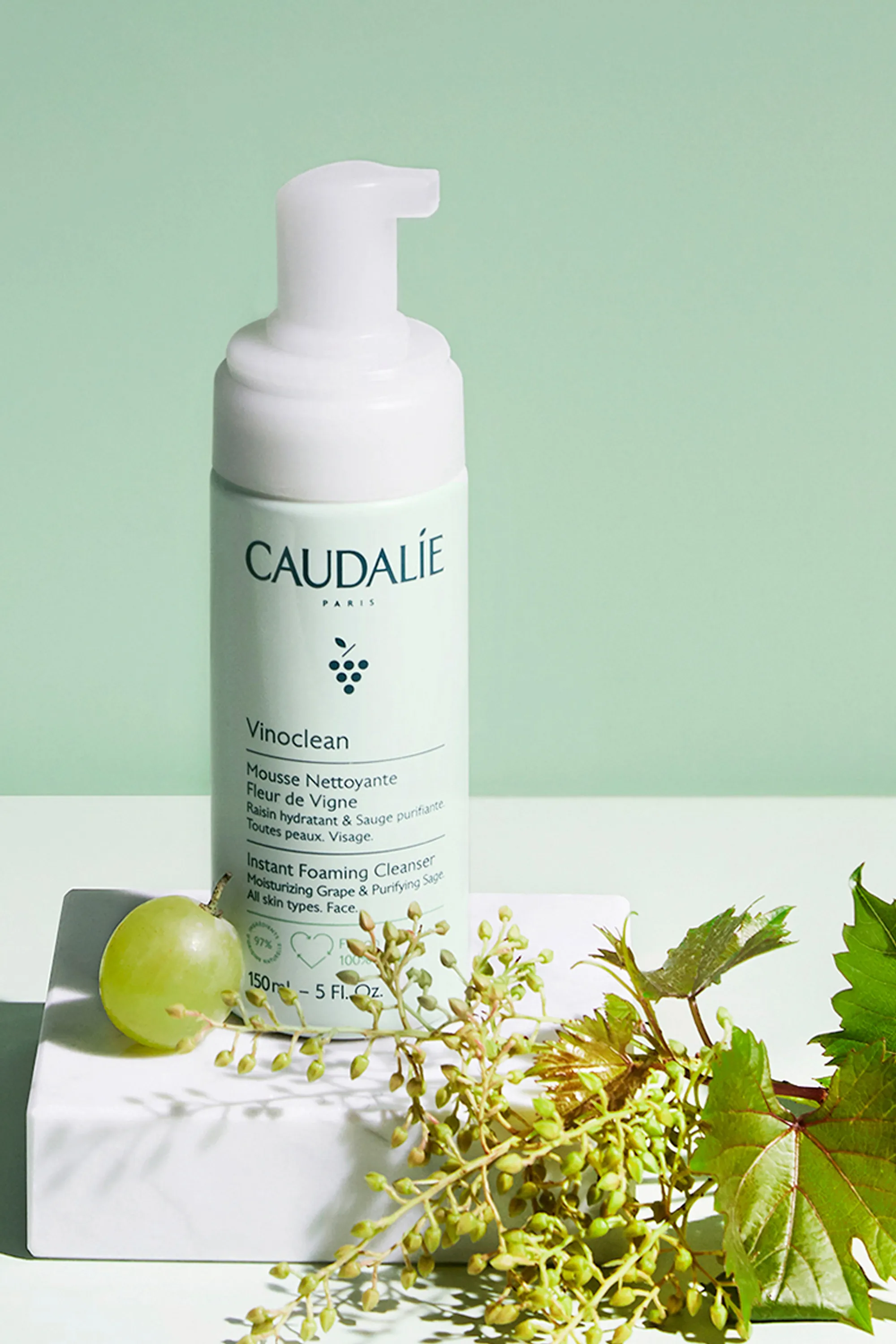 Caudalie Mousse nettoyante Fleur de Vigne Vinoclean-150 ml