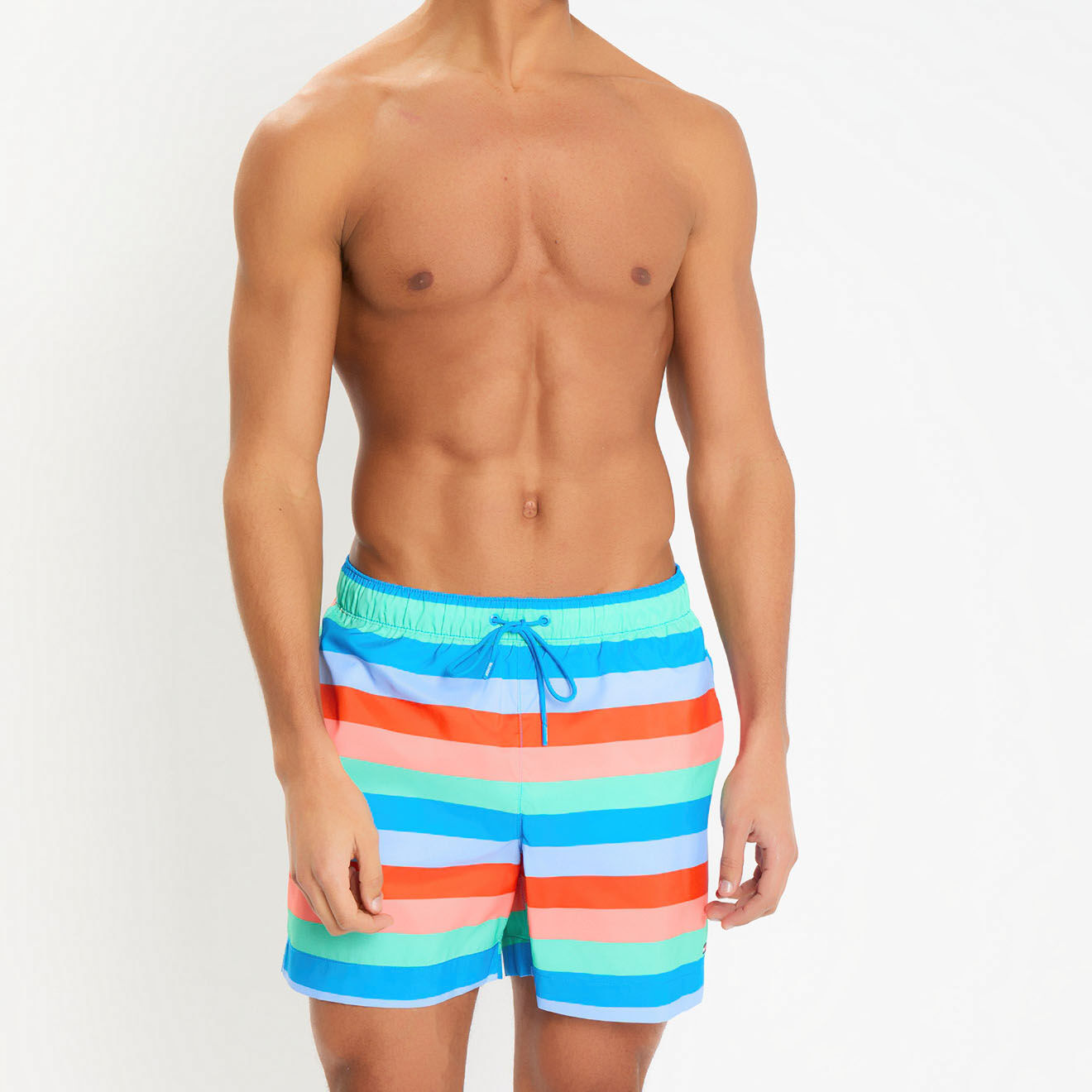 Tommy Hilfiger Short de bain rayé multicolore