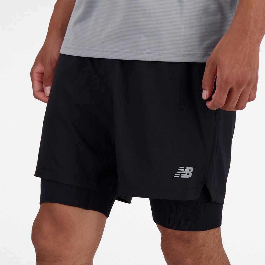 New Balance Short AC Seamless 7'' Lined - Noir