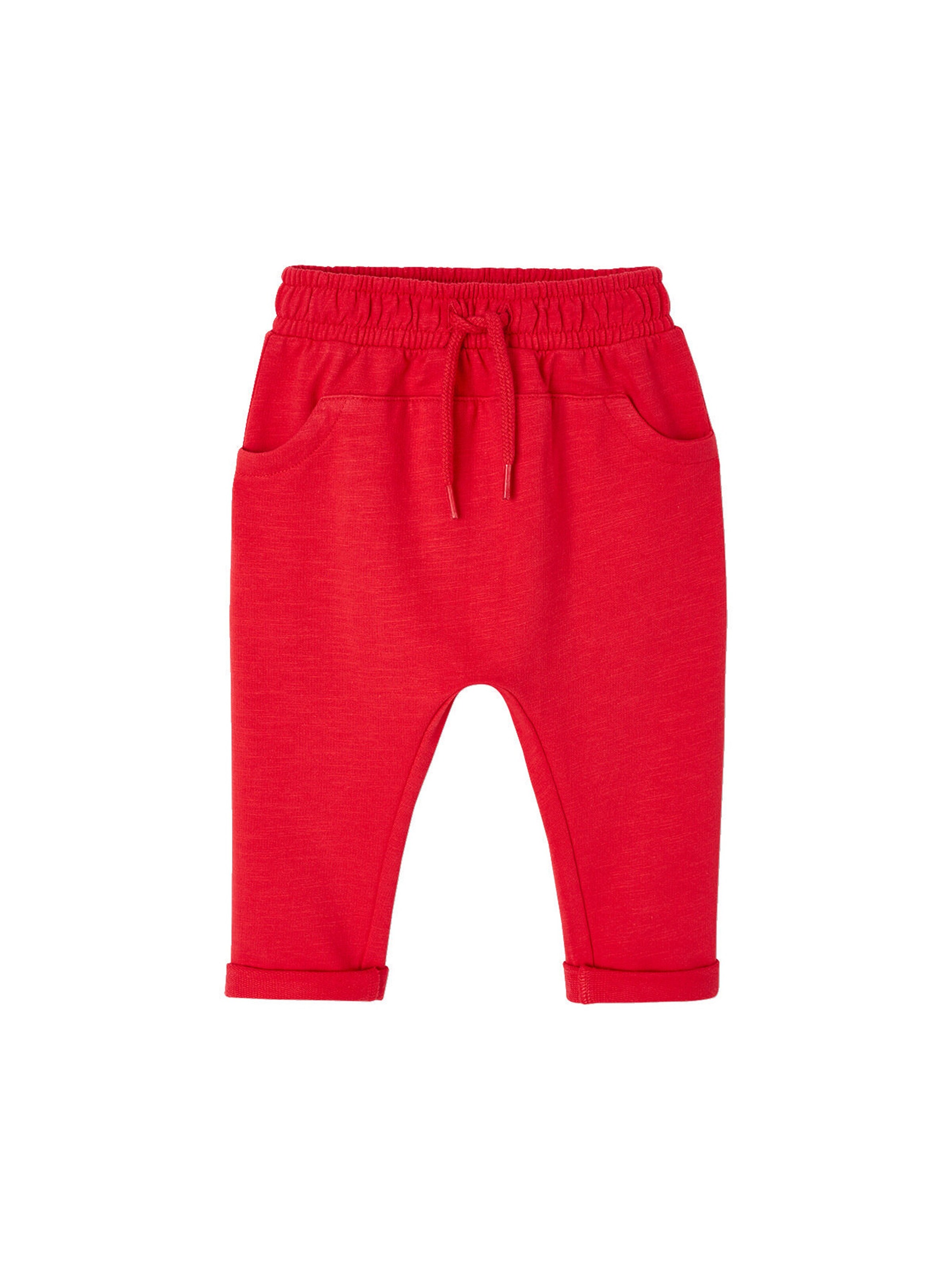 Vertbaudet Sweathose für Jungen Baby BASIC rot