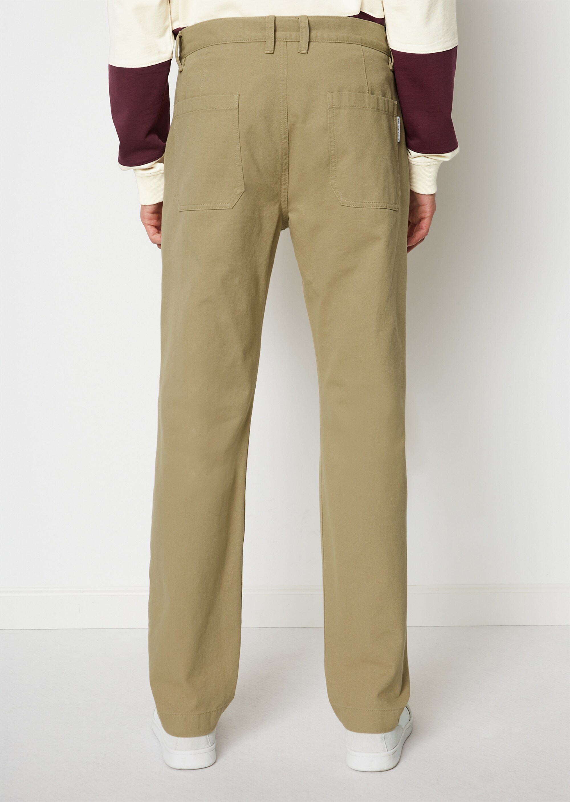 Straight Fit-Hose aus Bio-Baumwolle