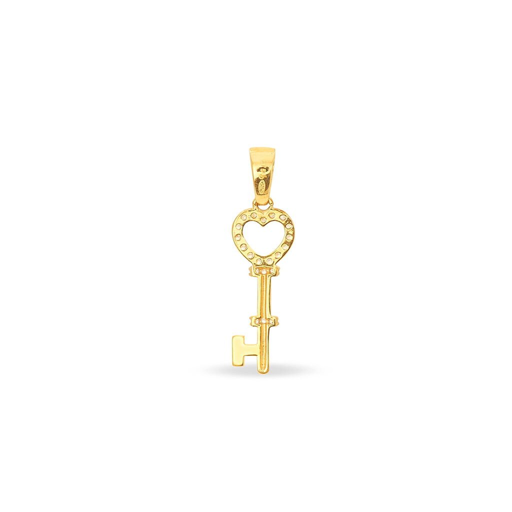 Pendentif Gatiane Or Jaune Oxyde De Zirconium