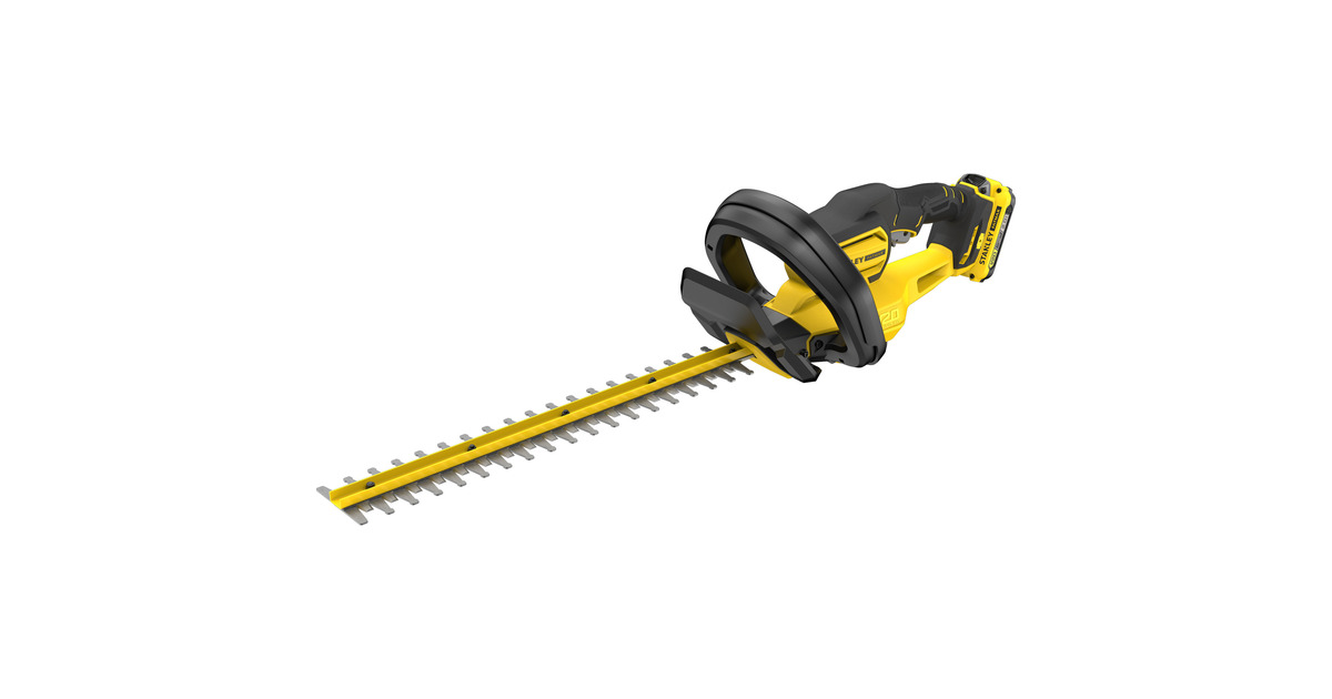 Stanley18V FATMAX V20 accu heggenschaar - 2.0Ah accu  (Geel/zwart, 50 cm,  Accu en oplader inbegrepen)