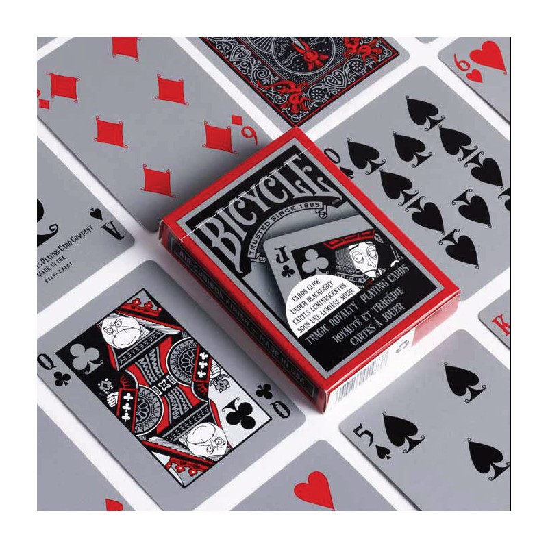 Jeu de 5 cartes Bicycle - Tragic royalty