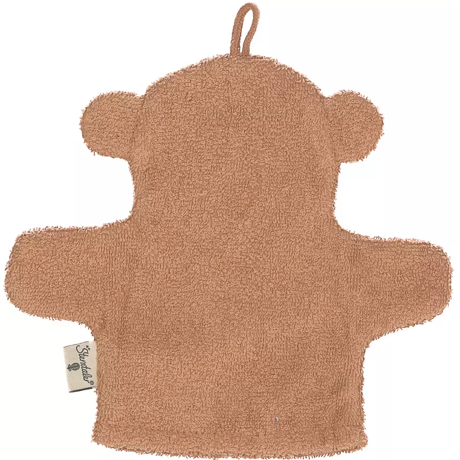 Sterntaler Spiel-Waschhandschuh Otti braun