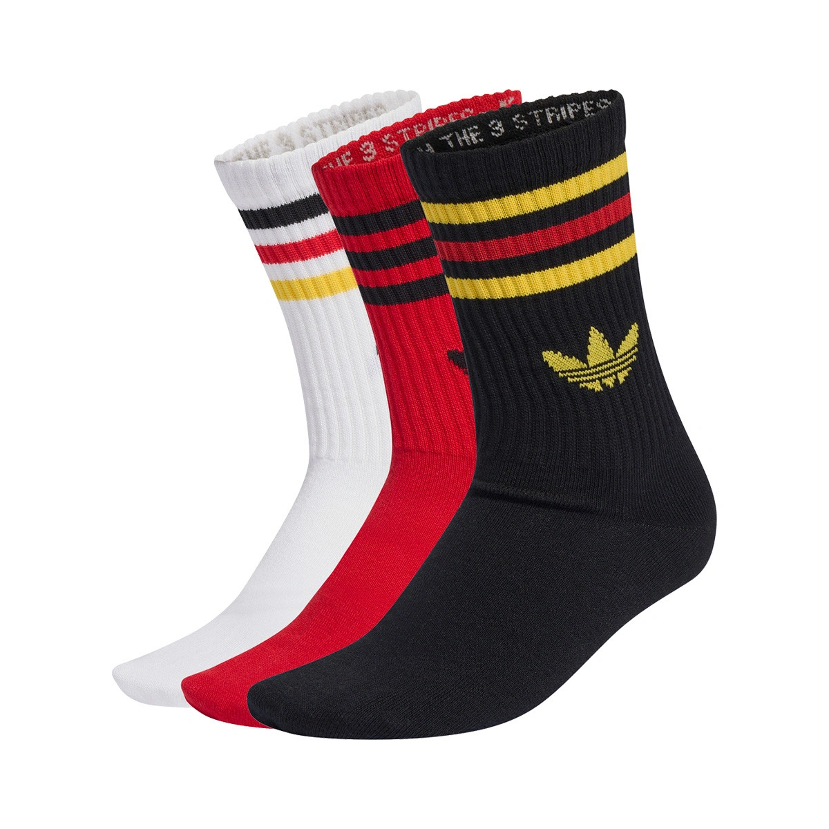 Meias adidas 3S Crew S (3 pares)