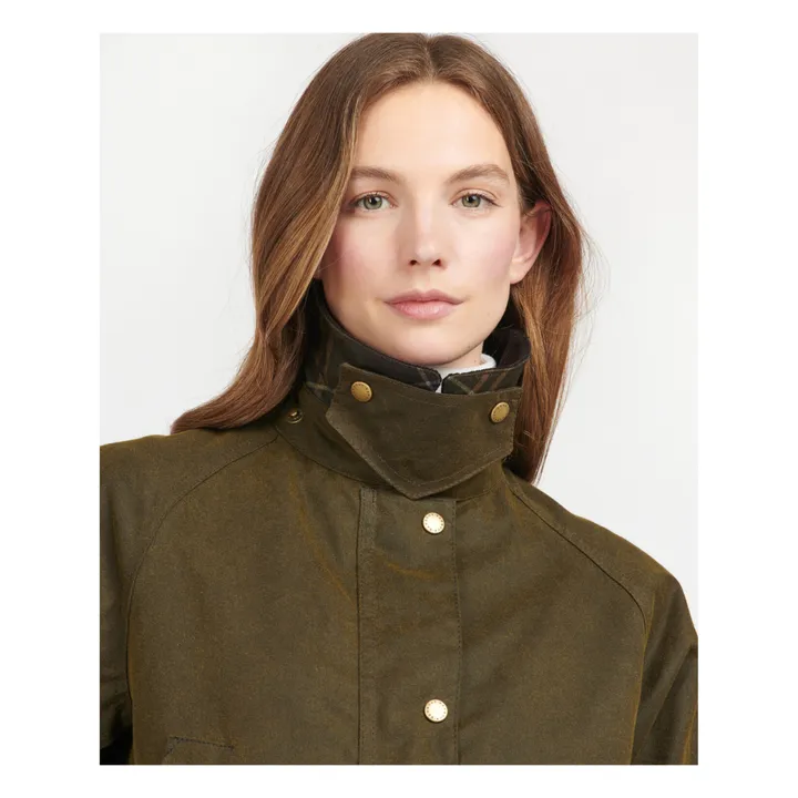 Barbour Veste Cirée Acorn | Vert kaki