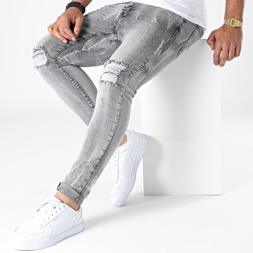 Jean Skinny DHZ-3762 Gris Chiné