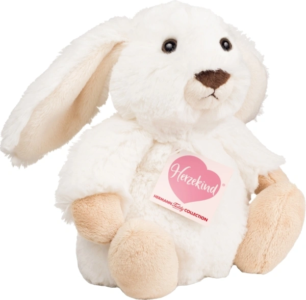 Kuscheltier HERZEKIND HÄSCHEN POPPI (15cm) in weiß