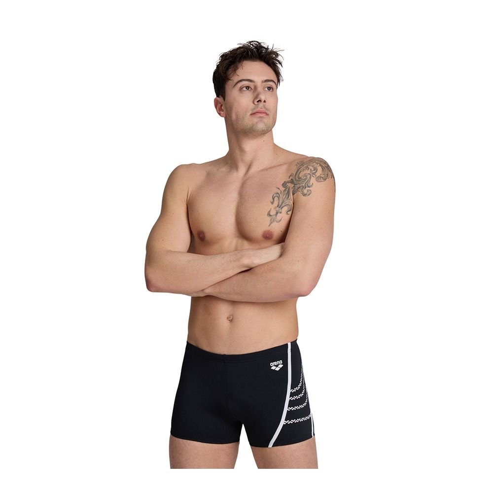 Arena LOSANGE V - Boxer de bain Homme black/white