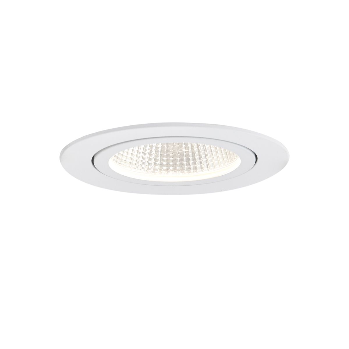 Set van 6 inbouwspot wit 9,5cm incl. LED 1300 lm dimbaar IP65 - Gaius