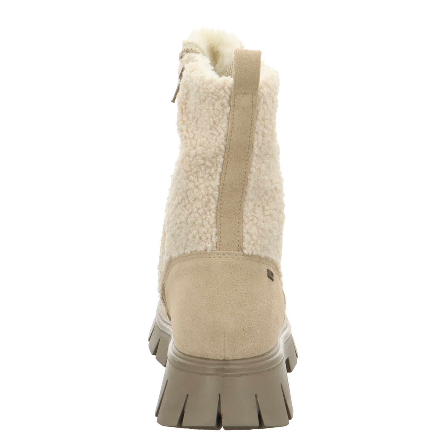 Winterboots mit Teddy beige