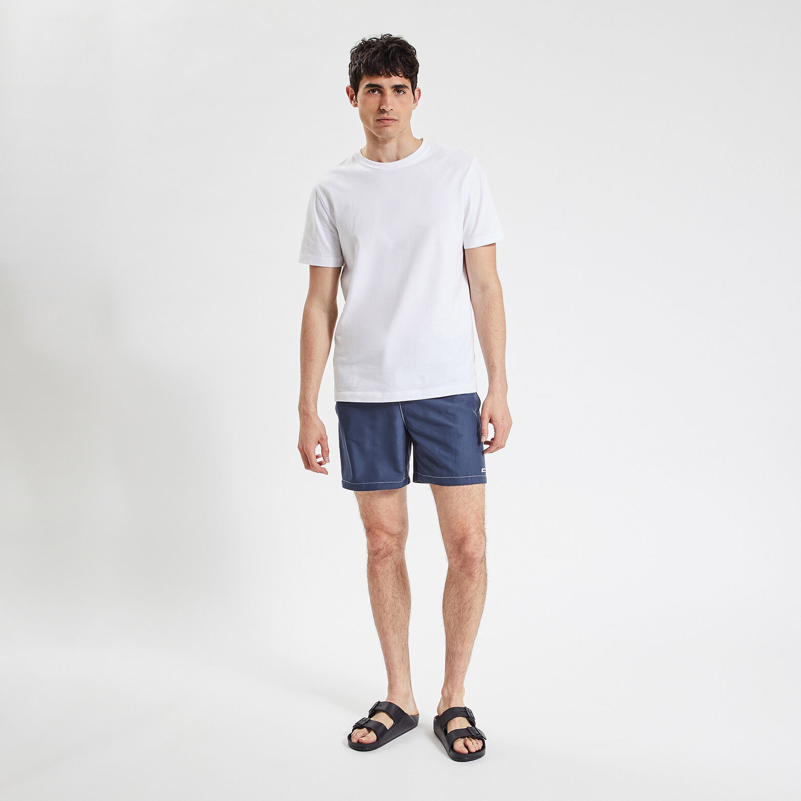 Maillot de bain uni Bleu moyen