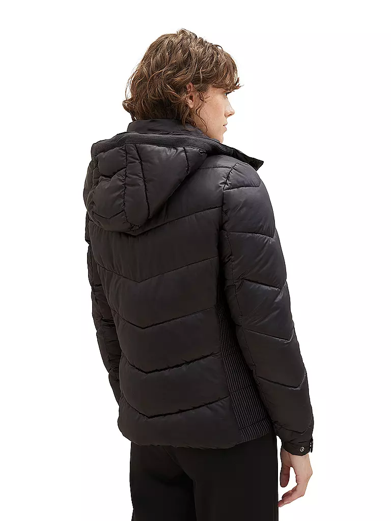 TOM TAILOR Steppjacke schwarz