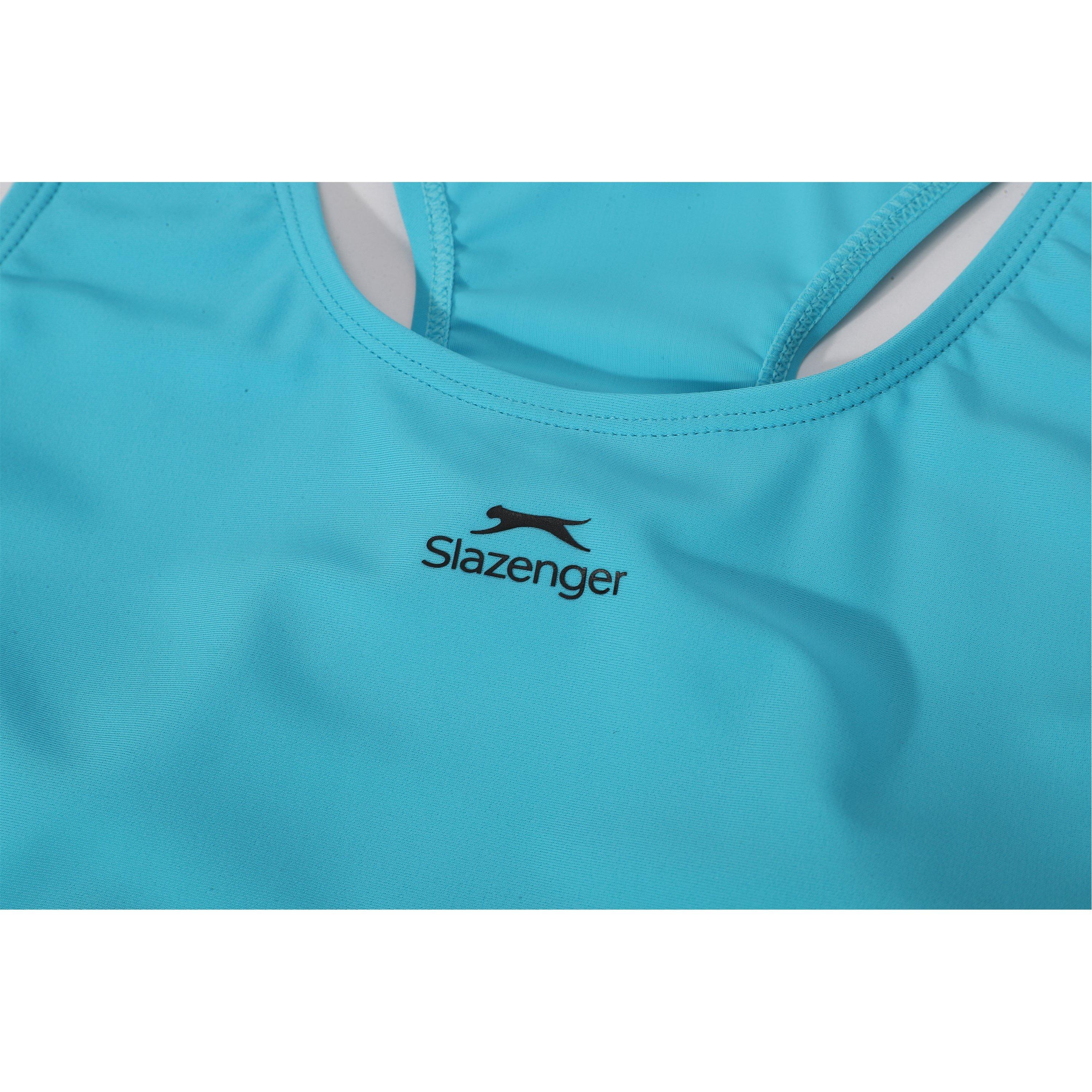Slazenger Splice Racerback Swimsuit Womens