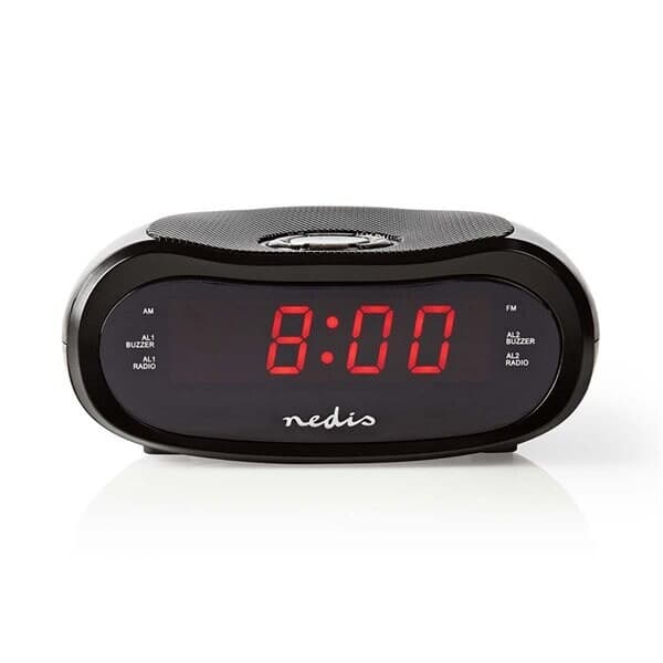 Nedis Digital Clockradio med FM 0.6 LED
