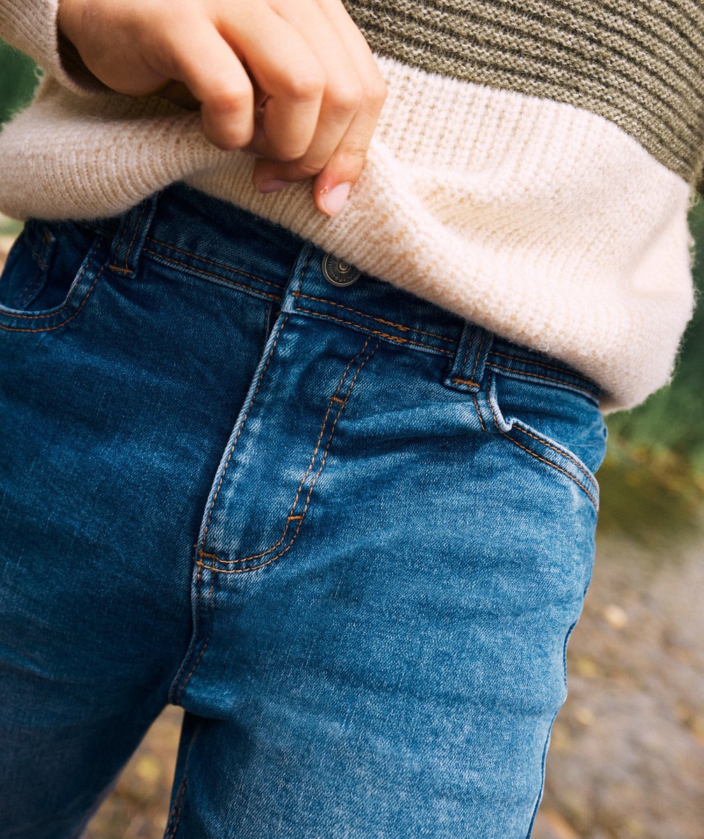 PANTALON RELAX GARÇON EN DENIM LESS WATER ULTRA-RÉSISTANT