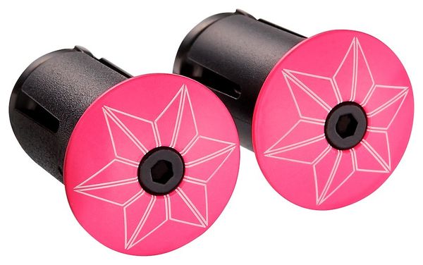 Ruban de Cintre Supacaz Super Sticky Kush Galaxy Noir/Rose avec Bouchons