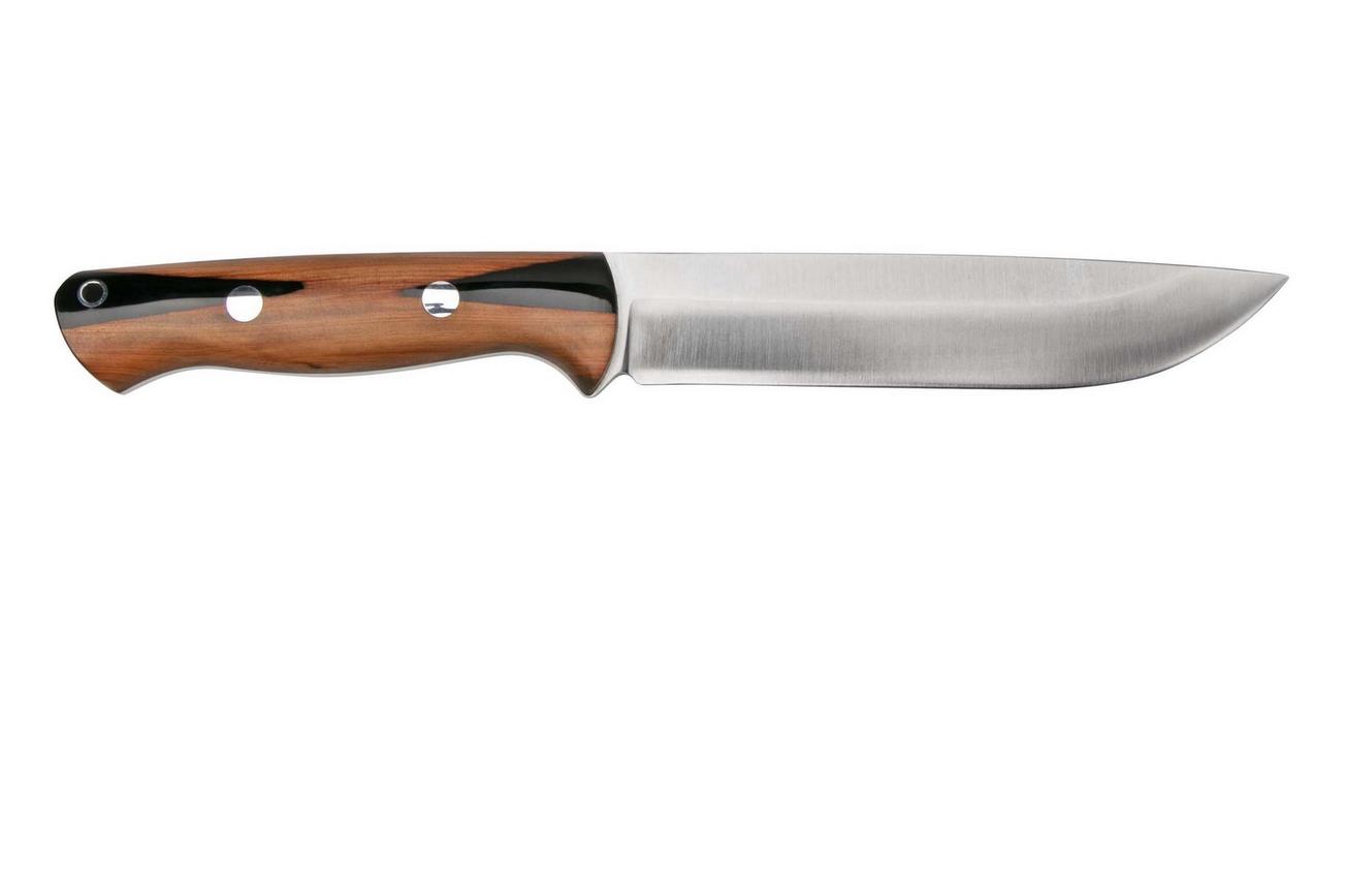 Bark River Bravo 1.5 Rampless CPM 3V Field Knife, Black Texas Fencepost