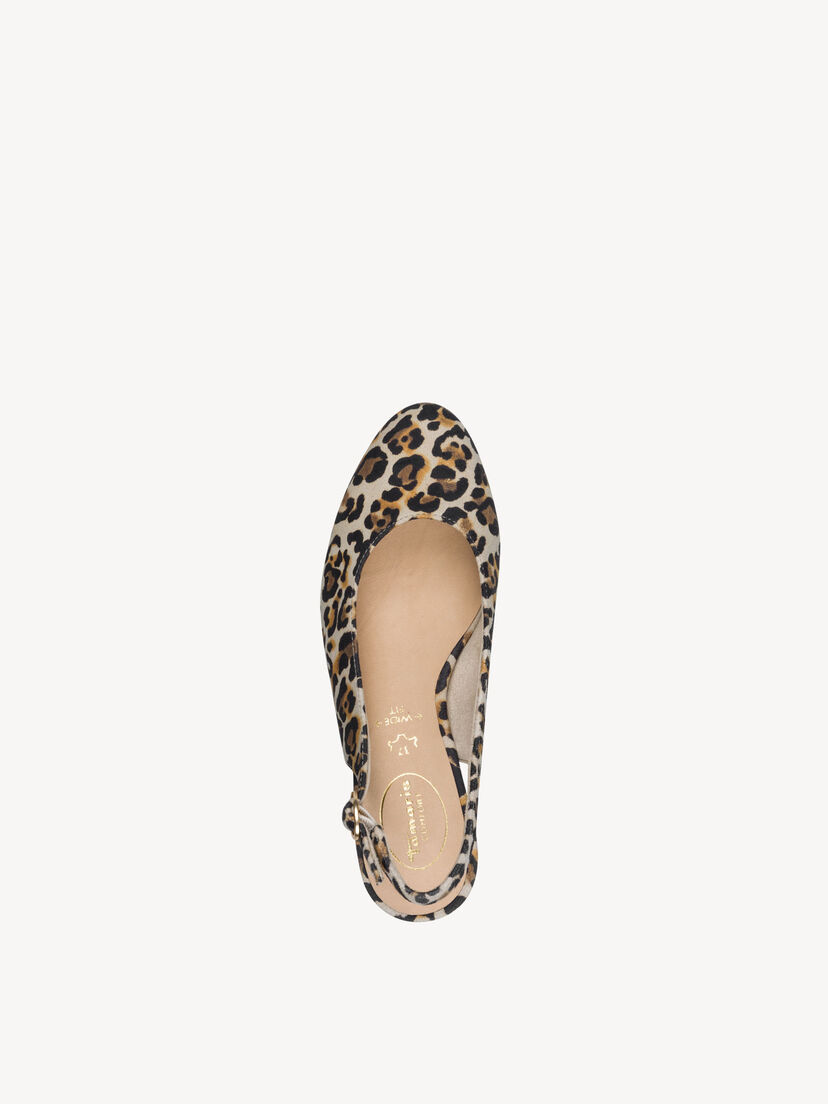 Leren Slingpumps - beige