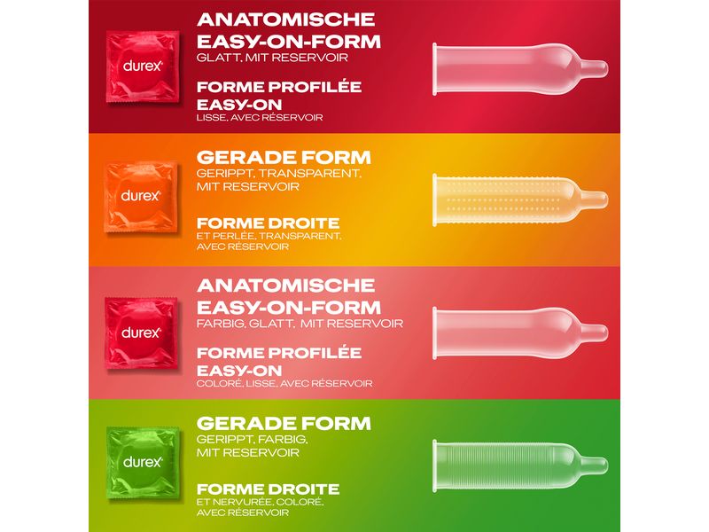 Durex Kondome Überrasch Mich 10 Stück Hochwertige Präservative zur sicheren Verhütung