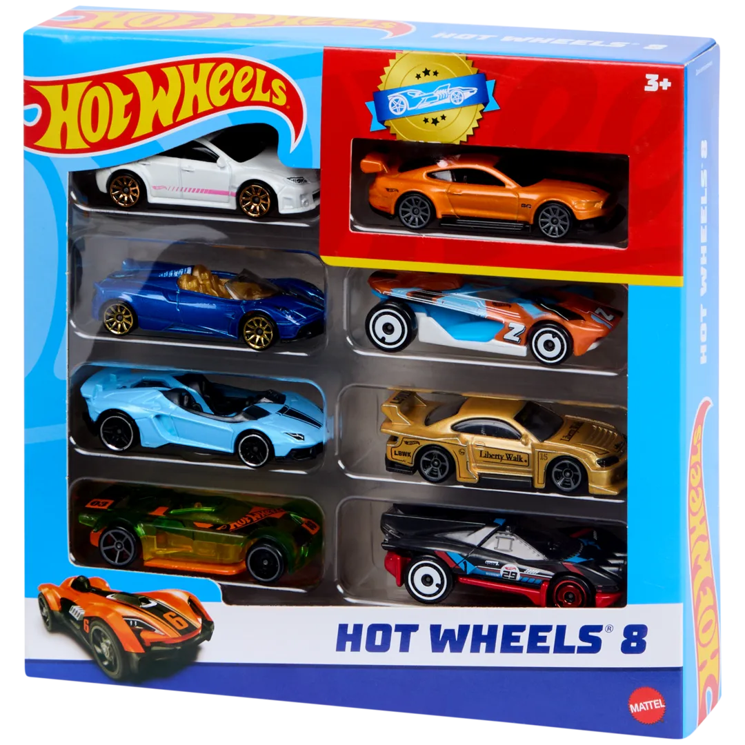 Hot Wheels speelgoedauto's 8 stuks | diverse varianten