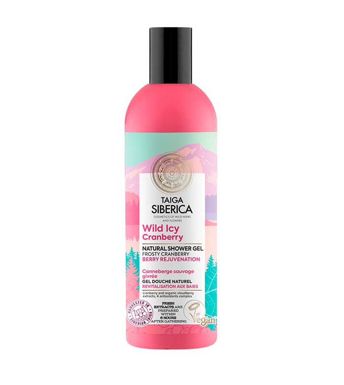 Natura Siberica - * Taiga Siberica * - Gel de banho natural - Wild Cranberry