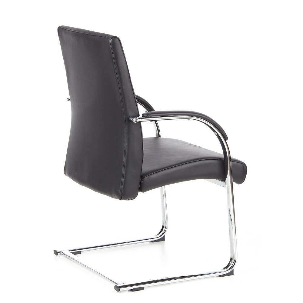 Freischwinger BAROLO V Leder mit Armlehnen hjh OFFICE